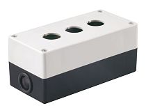Корпус КП103 для кнопок 3места белый  IEK