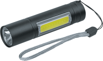 Фонарь брелок Navigator NPT-KC06-ACCU алюминиевый 1LED(1Вт)+1СOB LED(3Вт), 3 режима
