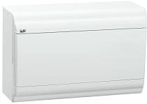 Бокс ЩРН-П-12 модулей навесной пластик IP41 PRIME белая дверь  IEK Бокс ЩРН-П-12 модулей навесной пластик IP41 PRIME белая дверь  IEK