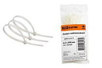 Хомут 2,5х200мм нейлон (белый) (100шт)  TDM