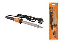 Паяльник ПЭК-105, 105 Вт, 230В, керам. ТЭН, долговечное жало с заземл., прорезин. ручка, "Алмаз"  TDM