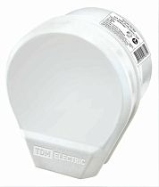 Разъём РШ-ВШ 32А 250В 2Р+РЕ ОУ белый  TDM