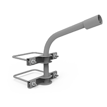 Кронштейн Gauss для уличных светильников на опору с 2 хомутами 625х460х680 D60мм 1/6