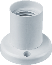 Патрон электрический Navigator NLH-PL-W2-E27 пластиковый потолочный прямой