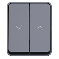 AtlasDesign Profi IP54 2-клавишный ВЫКЛЮЧАТЕЛЬ ДЛЯ ЖАЛЮЗИ, 2хсх.4, АНТРАЦИТ Systeme Electric (Schneider Electric)
