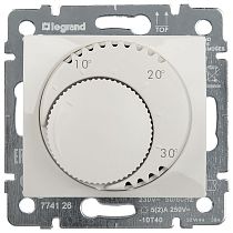 VALENA Термостат электронный стандрат 5А слоновая кость