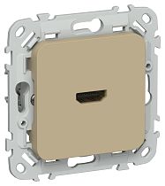 FLITE Розетка HDMI РШДМА-ФлХ хаки IEK