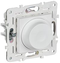 SKANDY Светорегулятор поворотный с индикацией 600Вт SK-D01W арктический белый IEK