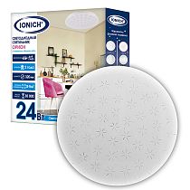 Светильник светодиодный декоративный ТМ IONICH серия 2221 "Орион" эффект "Звездное небо" 24 Вт 1680 Лм 230 В 6500 К 320 мм IP20