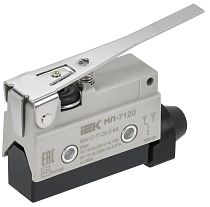 Микропереключатель концевой МП-7120 рычаг IP64 IEK Микропереключатель концевой МП-7120 рычаг IP64 IEK