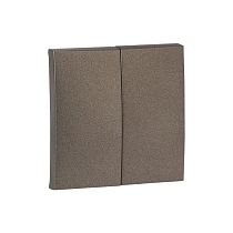 Валенсия лицевая панель выключателя 2-кл. 10А графит EKF PROxima