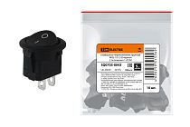 Клавишный переключатель круглый MRS-101-3-B черный 2 положения 1з  TDM