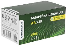 Батарейка щелочная Alkaline LR06/AA (28/бокс) GENERICA IEK