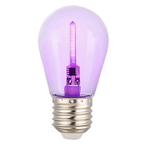 Лампа GLDEN-G45FB-5-230-E27 VIOLET Лампа GLDEN-G45FB-5-230-E27 VIOLET