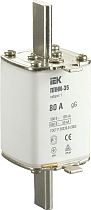 Вставка плавкая ППНИ-35 80А габарит 1  IEK