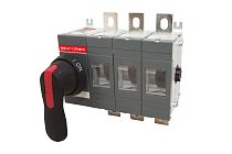 Рубильник ВНК-37-1 3П 400А с установленной фронтальной ручкой управления  TDM