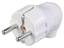 Вилка угловая ВПу11-01-Ст разборная с заземлением 16А белый IEK Вилка угловая ВПу11-01-Ст разборная с заземлением 16А белый IEK