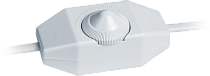 Шнур сетевой с выключателем NPS-FS02-170-2x0.5-WH 1.7м с диммируемым белый Navigator