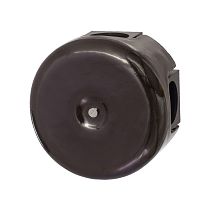 Коробка распределительная 78мм, керамика, цвет коричневый (4 кабельных ввода в комплекте) Bironi