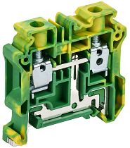 ARMAFIX Колодка клеммная CY10 PE винтовая 10мм2 проходная заземляющая Ex IEK