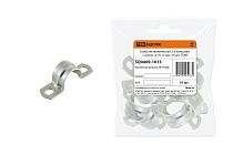 Скоба металлическая 2-х лапковая с внутр. d 14-15 мм (10 шт)  TDM