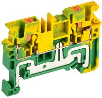 Колодка клеммная CP-PEN заземляющая 2,5мм2 желто-зеленая  IEK