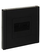 FORTE&PIANO Розетка компьютерная двойная RJ45 кат.5E FP133 черный IEK FORTE&PIANO Розетка компьютерная двойная RJ45 кат.5E FP133 черный IEK