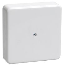 Коробка распаячная ОП КМ 75х75х20 белая IEK Коробка распаячная ОП КМ 75х75х20 белая IEK