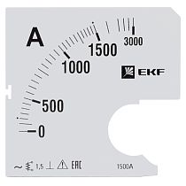 Шкала сменная для A961 1500/5А-1,5 EKF PROxima Шкала сменная для A961 1500/5А-1,5 EKF PROxima