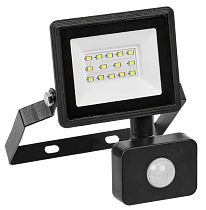 Прожектор светодиодный СДО 06-20Д 6500К IP54 с ДД черный  IEK