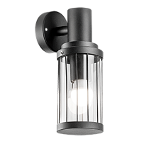 Светильник садово-парковый Gauss Vega на стену вниз 10.5*24*14.2cm, 170-240V / 50Hz, 1xE27, Max.60W,