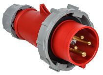 Вилка переносная ССИ-0142 16А-6ч/380-415В 3P+PE IP67 IEK