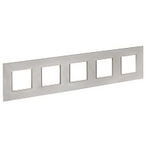 SKANDY Рамка 5-местная SK-F25Sh стекло шампань IEK