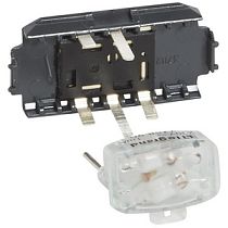 Лампа подсветки выключателей 220В, 1МА, зеленая+вставка PRO21 Galea Life Legrand