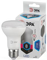 Лампа светодиодная ЭРА STD LED R63-8W-840-E27 рефлектор нейтральный белый свет