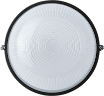 Светильник ЖКХ ЛОН NBL-R1-60-E27/BL 1х60Вт E27 IP54 (аналог НПБ 1301 черный круг 60Вт) Navigator