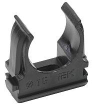 Держатель с защелкой CF16 черный  IEK