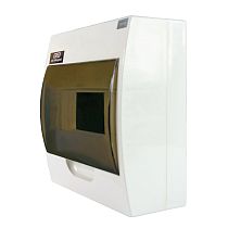 Щит ЩРН-П- 8 IP40 навесной 1 ряд 8 мод. пластиковый (3SD5-MG)  ЭНЕРГИЯ