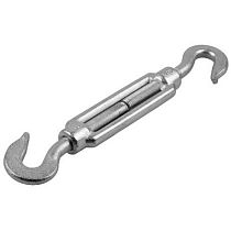 Талреп крюк-крюк D8, оцинкованная сталь DKC