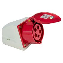 Розетка стационарная наружная TS-115 3P+PE+N 16А 400В IP44  ЭНЕРГИЯ