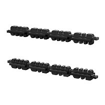 Комплект изоляторов главной шинной системы 1-2 шины на полюс, толщиной 5мм, 3Р DKC