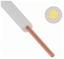 Провод установочный, гибкий ПуГВнг(А)-LS 10 белый