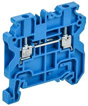 ARMAFIX Колодка клеммная CY2.5BU винтовая 2,5мм2 проходная синяя Ex IEK