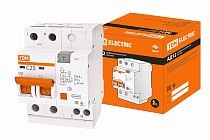 Автомат дифференциальный АД12 2Р 25А  30мА  TDM