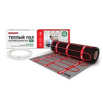 Теплый пол, нагревательный мат REXANT PRO, RNX -1.5-330, двухжильный, с экраном, площадь1.5 м², 0.5х3 м, 330 Вт