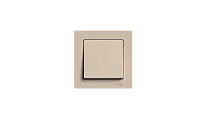 ATLASDESIGN 1-клавишный ВЫКЛЮЧАТЕЛЬ, сх.1, 10АХ, в сборе, ПЕСОЧНЫЙ Systeme Electric (Schneider Electric)