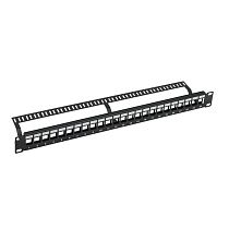 Панель коммутационная наборная 19", 1U, 24 порта, U/UTP REXANT PRO Панель коммутационная наборная 19", 1U, 24 порта, U/UTP REXANT PRO
