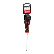 Отвертка Master SL4x100 мм EKF Basic Отвертка Master SL4x100 мм EKF Basic