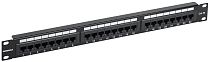 Патч-панель 1U кат.5е UTP 24 порта GENERICA IEK