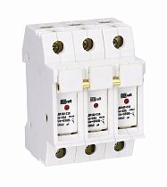 Держатель предохранительного типа C10 со светодиодной индикацией DEKraft